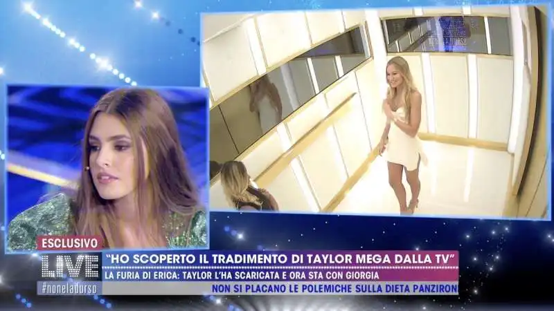 taylor mega incontra erica piamonte a live 1