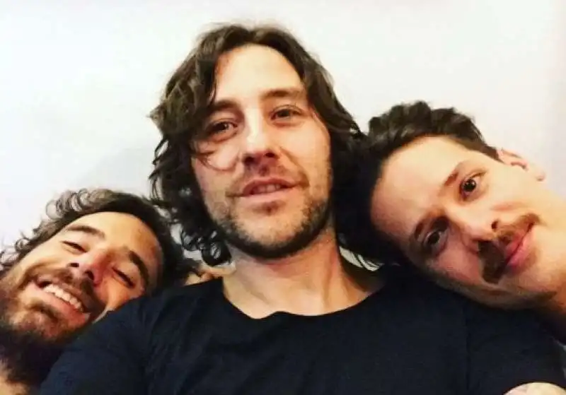 tommaso paradiso, leo pari e marco rissa