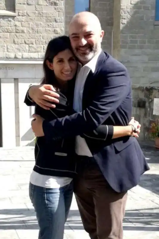 VIRGINIA RAGGI E MAX BUGANI