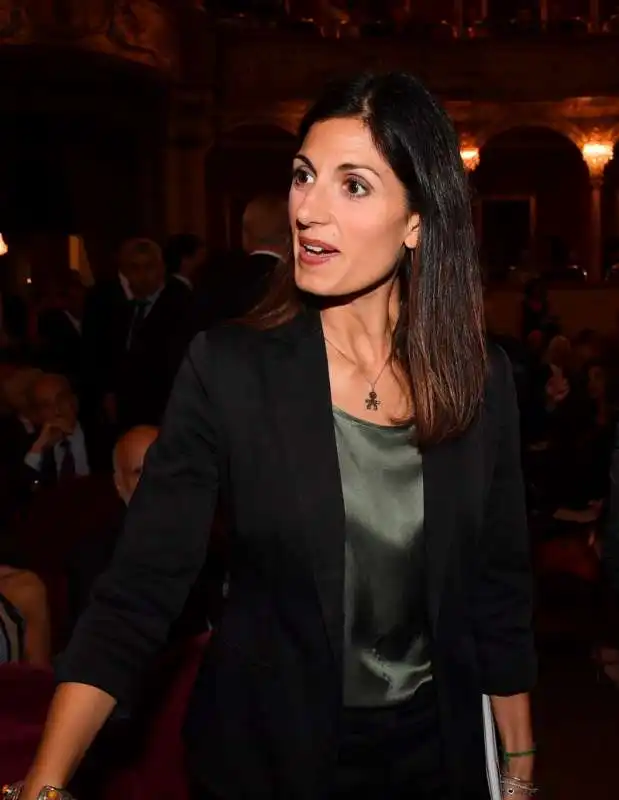 virginia raggi  foto di bacco