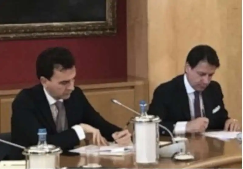 Alessandro Goracci e giuseppe conte