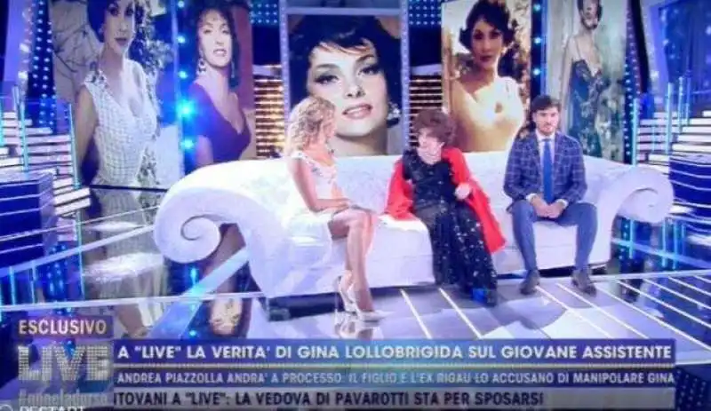 gina lollobrigida a live non e' la d'urso 6