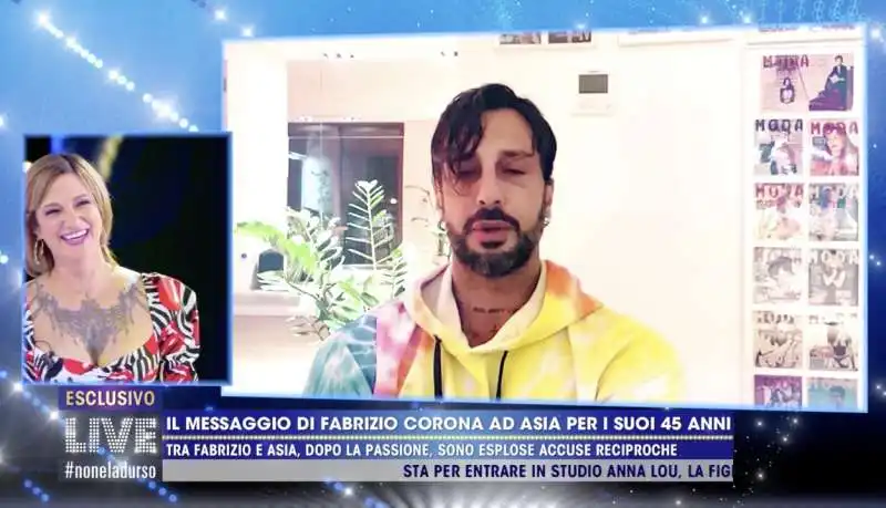 il videomessaggio di fabrizio corona per asia argento 5