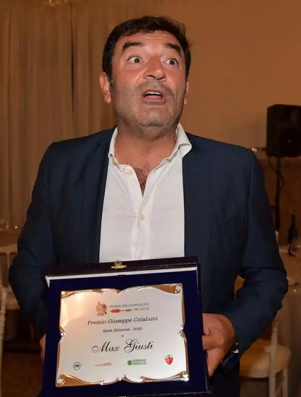 max giusti premiato  foto di bacco