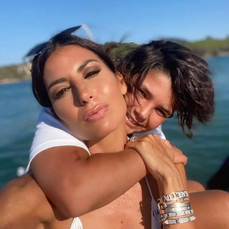 nathan falco briatore con la mamma elisabetta gregoraci su instagram