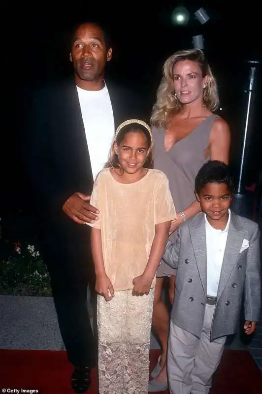 oj simpson, nicole e i figli