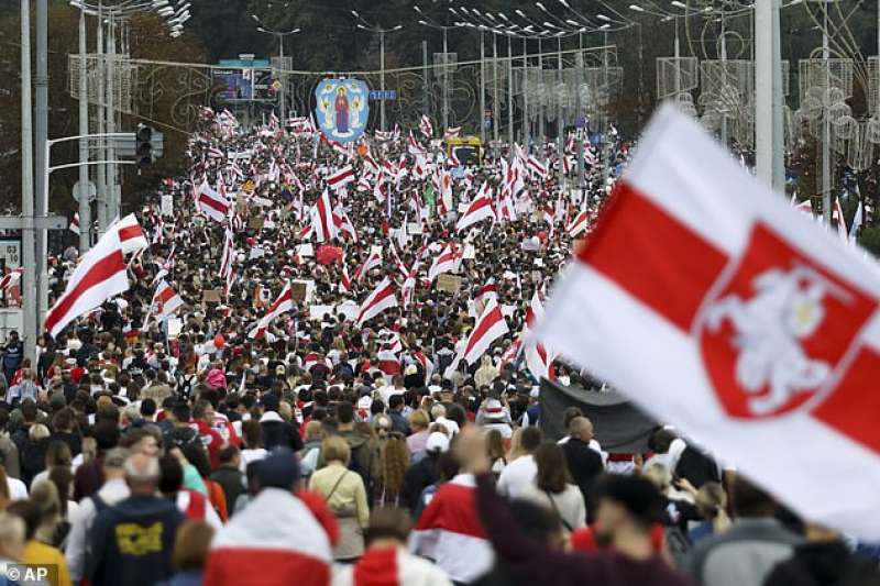 proteste contro lukashenko in bielorussia 1