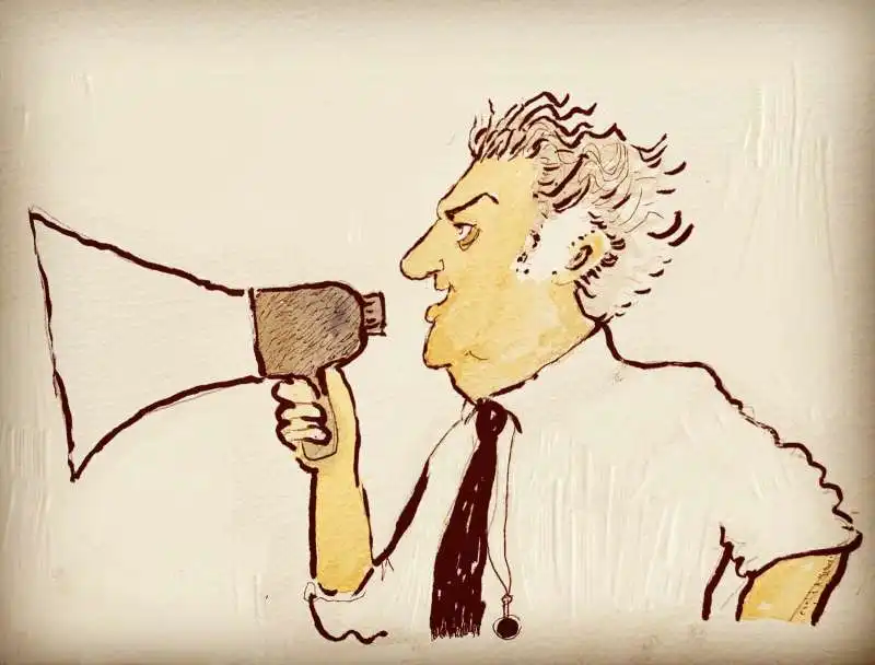 un altro fellini   disegno by paolo virzi'