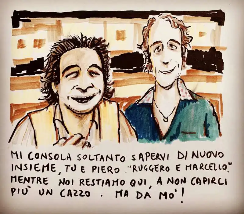 vignetta di paolo virzi' su piero natoli e ennio fantastichini