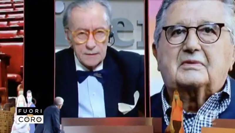 vittorio feltri vs carlo de benedetti a fuori dal coro