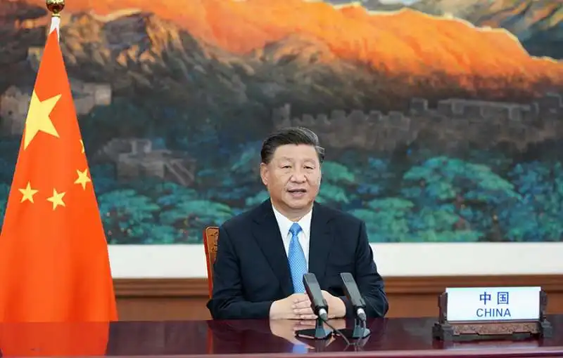 xi jinping in video conferenza all'assemblea generale onu 