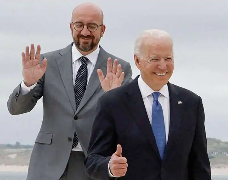 CHARLES MICHEL  JOE BIDEN 