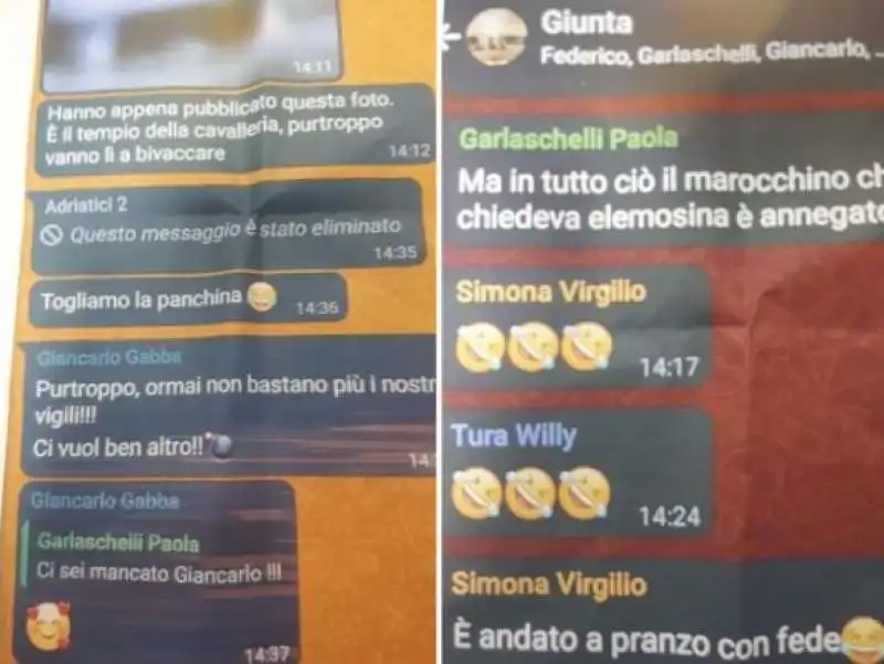 CHAT A VOGHERA TRA SINDACA E ASSESSORI