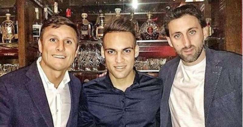 diego milito lautaro martinez javier zanetti