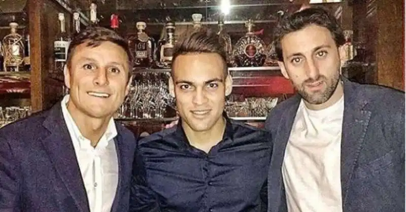 diego milito lautaro martinez javier zanetti 