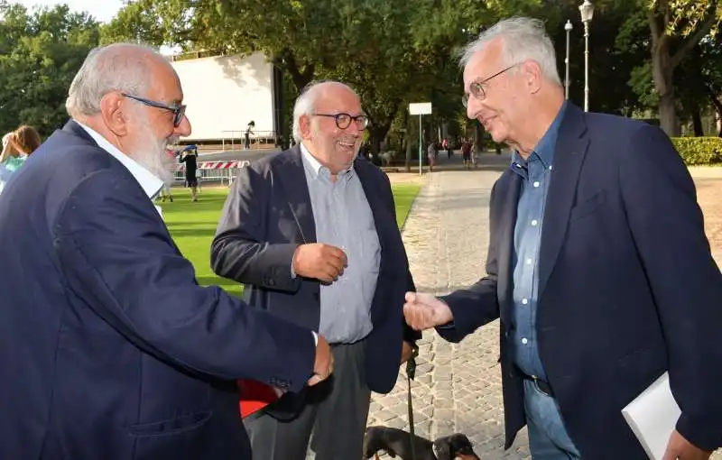 domenico e pierluigi battista con  walter veltroni  foto di bacco   (1)