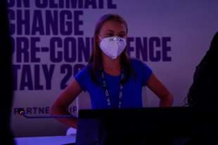 greta thunberg a milano per il clima 11