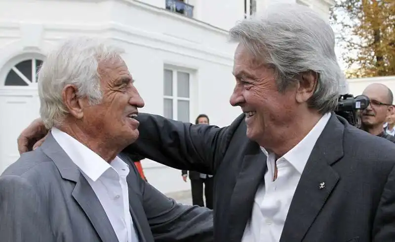 jean paul belmondo e alain delon nel 2010.