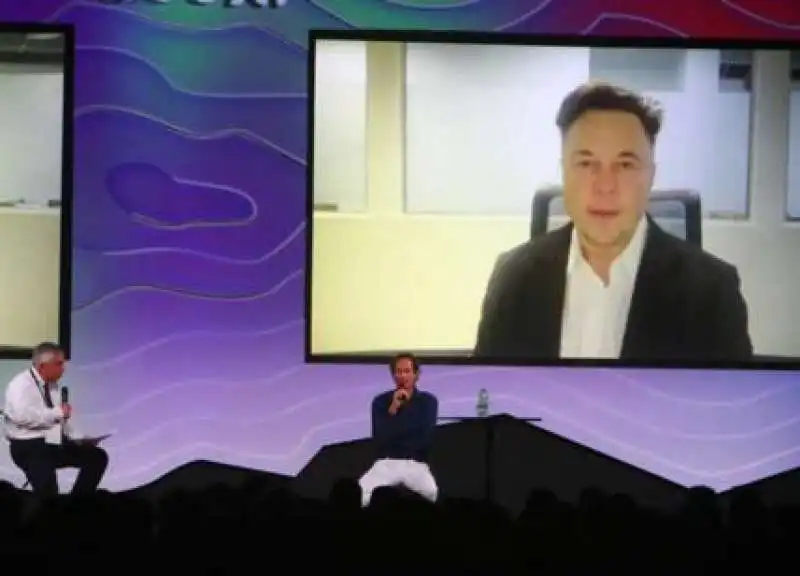 john elkann ed elon musk all’italian tech week 2