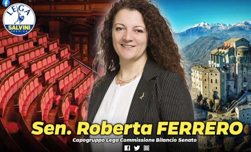 la senatrice della lega roberta ferrero