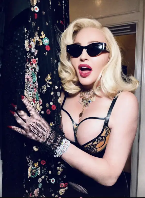 madonna in lingerie
