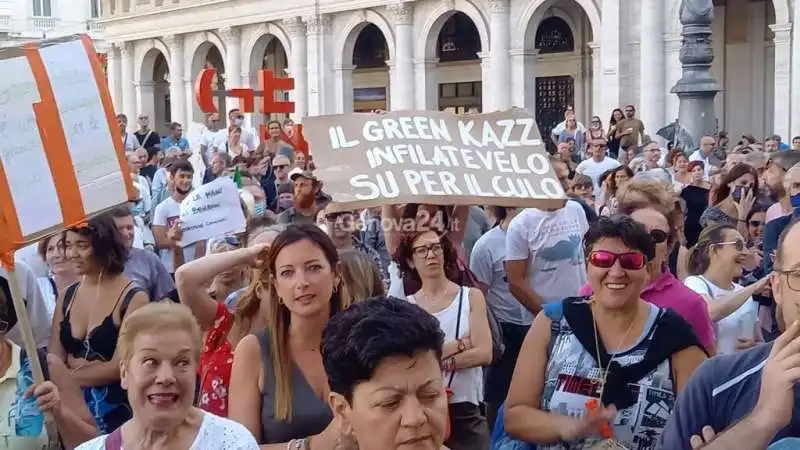 Manifestazione a Genova