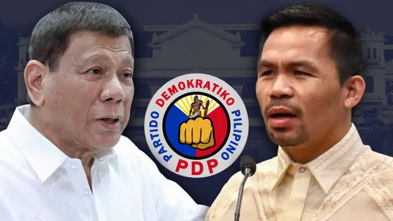 manny pacquiao con il presidente delle filippine duterte 3