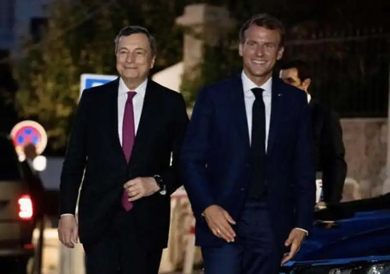 mario draghi a cena al ristorante petit nice di marsiglia con emmanuel macron 