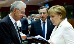 mario monti mario draghi angela merkel