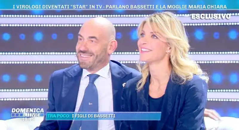 matteo bassetti con la moglie da barbara d urso