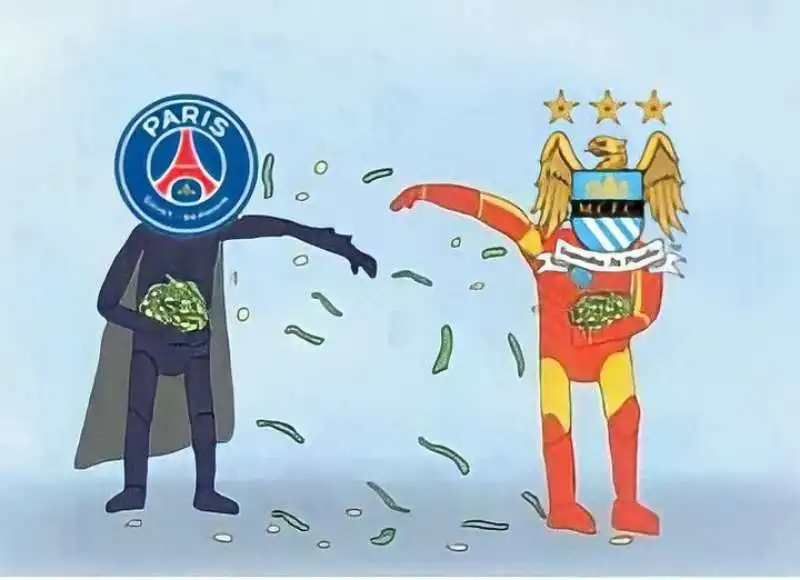 MEME MAN CITY PSG