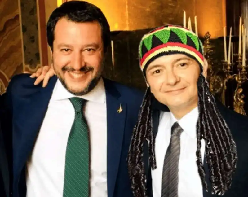 MEME SU MATTEO SALVINI E LUCA MORISI