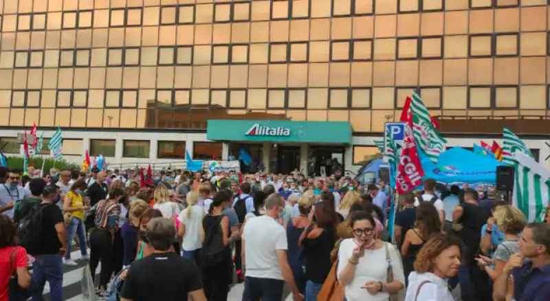 protesta alitalia 4