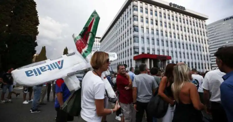 sciopero e proteste ita alitalia 1