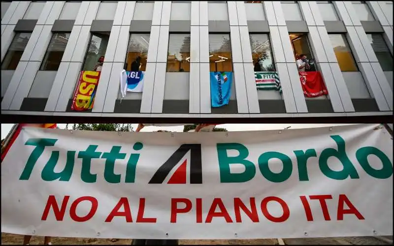 sciopero e proteste ita alitalia 2