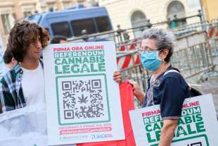 sit in alla camera per il referendum sulla cannabis 5