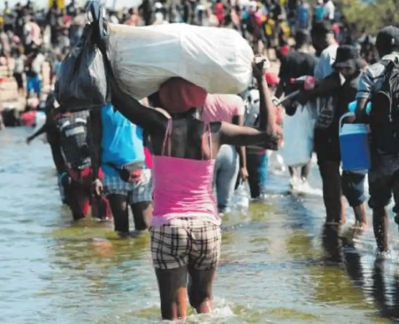 stati uniti   migranti haitiani in texas 9