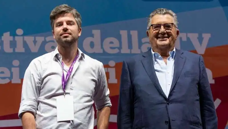 STEFANO FELTRI E CARLO DE BENEDETTI A DOGLIANI 2020 