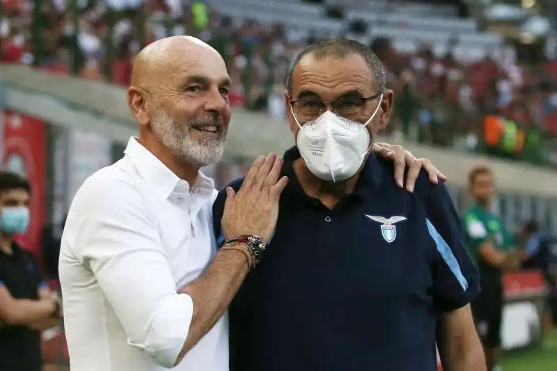 stefano pioli e maurizio sarri