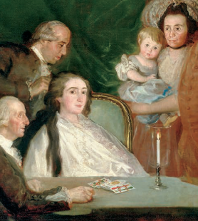 the family of the infante don luis(goya)detail