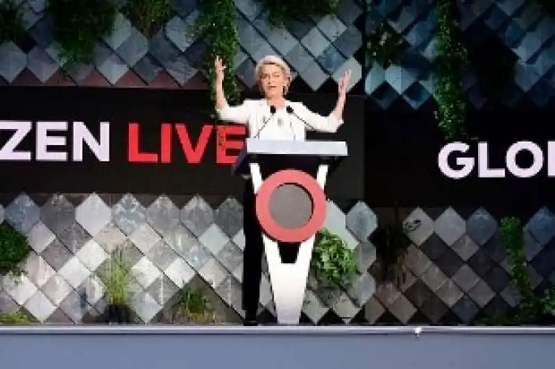 von der leyen global citizen live