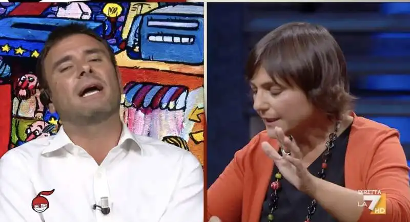 alessandro di battista vs debora serracchiani a dimartedi    1