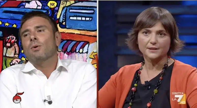 alessandro di battista vs debora serracchiani a dimartedi    2