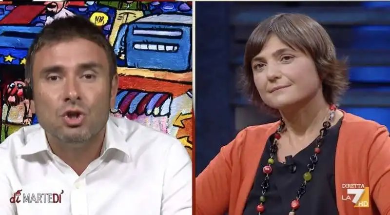 alessandro di battista vs debora serracchiani a dimartedi    4