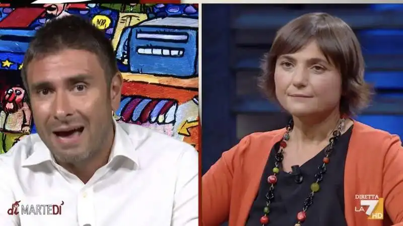 alessandro di battista vs debora serracchiani a dimartedi    5