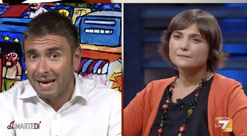 alessandro di battista vs debora serracchiani a dimartedi    6