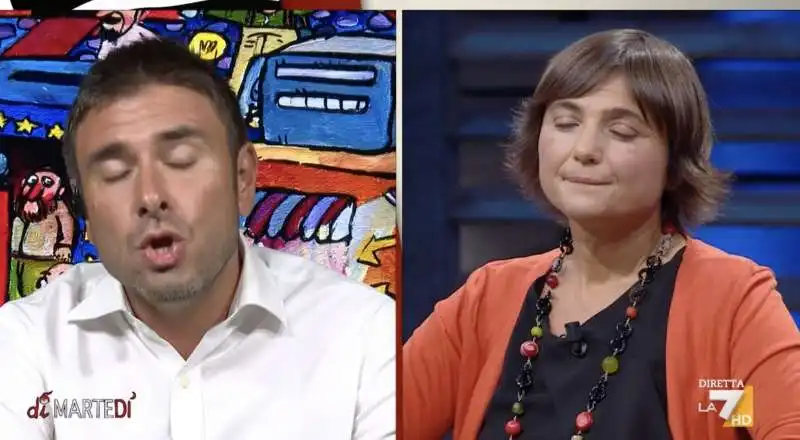 alessandro di battista vs debora serracchiani a dimartedi    7