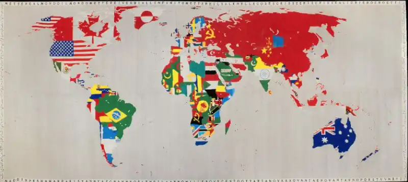 Alighiero Boetti Mappa 1989-91 - 4