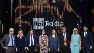 andrea montanari,paola marchesini, andrea vianello, marinella soldi, carlo fuortes, roberto sergio, angela mariella e marco lanzarone,