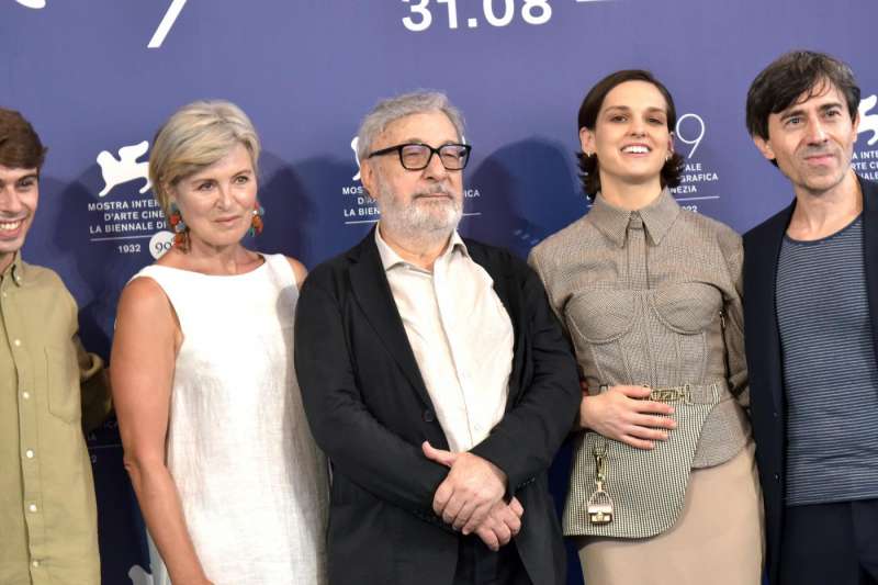 anna caterina antonacci, director gianni amelio, sara serraiocco and luigi lo cascio